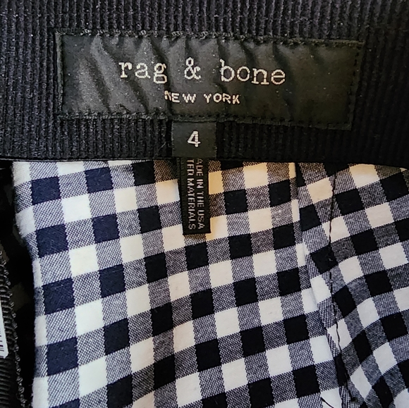 Rag & Bone Simone Gingham Pants - Picture 4 of 5